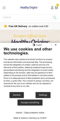 Mobile page screenshot