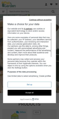 Mobile page screenshot