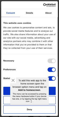 Mobile page screenshot