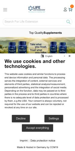Mobile page screenshot
