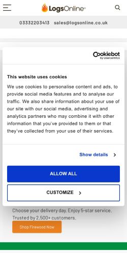 Mobile page screenshot
