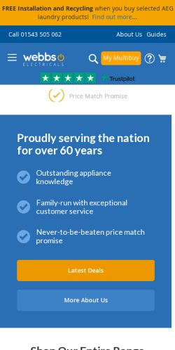 Mobile page screenshot