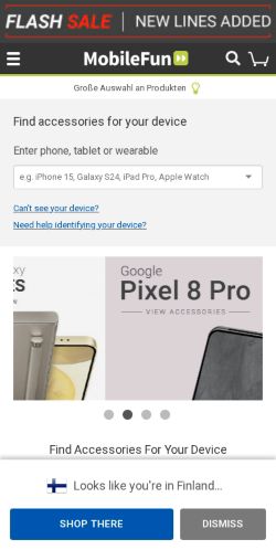 Mobile page screenshot