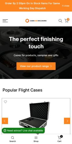Mobile page screenshot