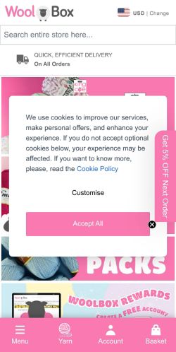 Mobile page screenshot