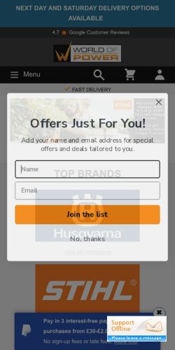 Mobile page screenshot