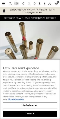 Mobile page screenshot