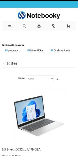 Mobile page screenshot