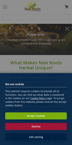 Mobile page screenshot