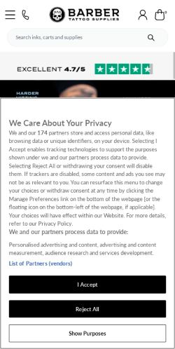 Mobile page screenshot