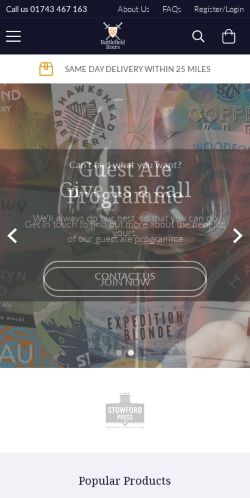 Mobile page screenshot
