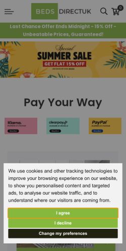 Mobile page screenshot