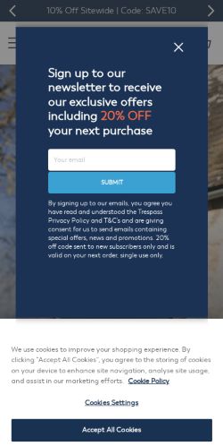Mobile page screenshot