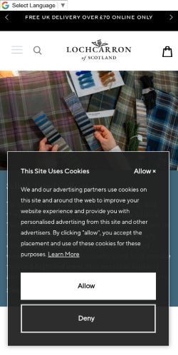 Mobile page screenshot