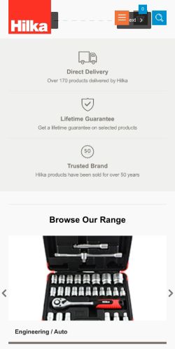 Mobile page screenshot
