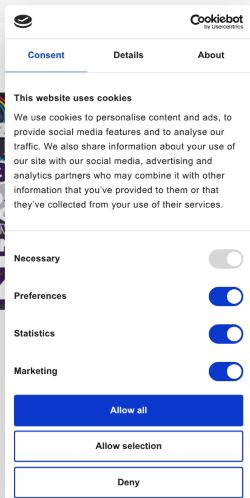 Mobile page screenshot