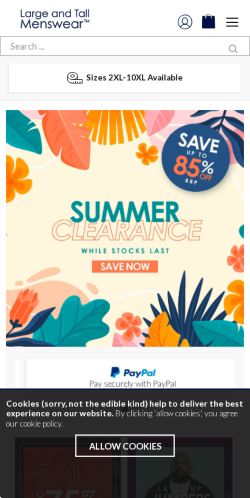 Mobile page screenshot