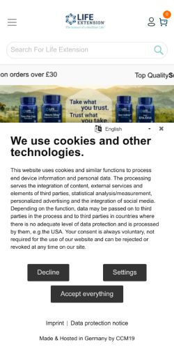 Mobile page screenshot