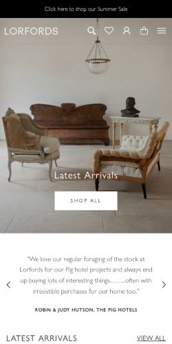 Mobile page screenshot