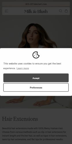 Mobile page screenshot
