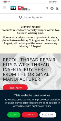 Mobile page screenshot