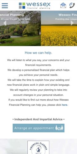 Mobile page screenshot