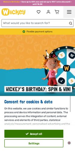 Mobile page screenshot