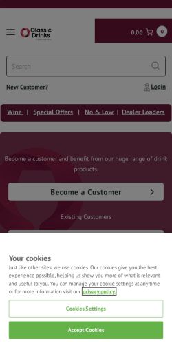 Mobile page screenshot