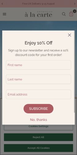 Mobile page screenshot
