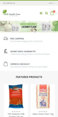 Mobile page screenshot