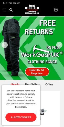 Mobile page screenshot