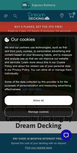 Mobile page screenshot