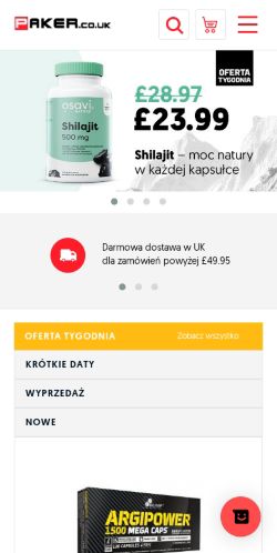 Mobile page screenshot