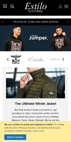 Mobile page screenshot