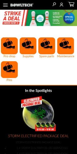 Mobile page screenshot