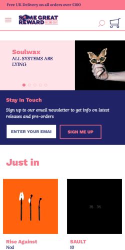 Mobile page screenshot