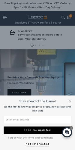 Mobile page screenshot
