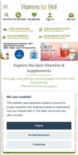 Mobile page screenshot