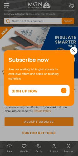 Mobile page screenshot