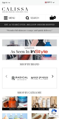 Mobile page screenshot