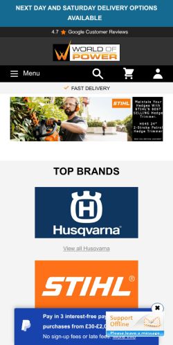 Mobile page screenshot