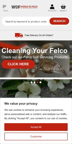 Mobile page screenshot