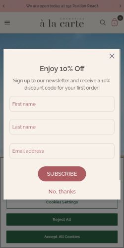 Mobile page screenshot