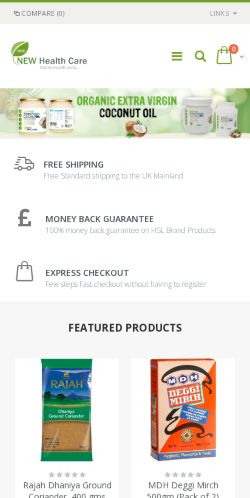 Mobile page screenshot