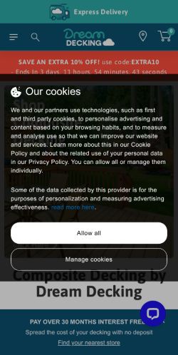 Mobile page screenshot