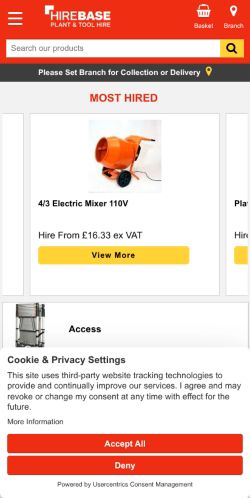 Mobile page screenshot