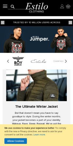 Mobile page screenshot