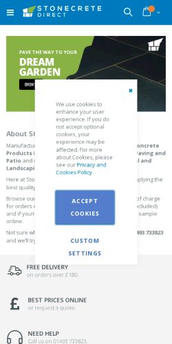 Mobile page screenshot