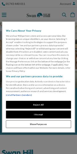 Mobile page screenshot