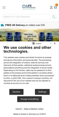 Mobile page screenshot